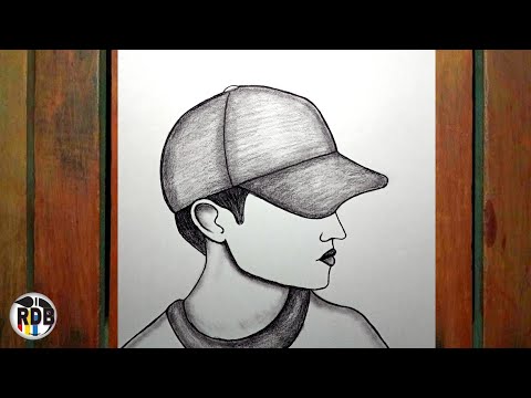 How to draw a Boy with cap for beginner, pencil sketch tutorial, boy  drawing easy, Drawing, #Boydrawing #Pencildrawing #Drawing #art, By  Drawingneelu