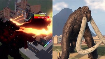 Mecha Godzilla 2021 vs Destoryah and Behemoth Review!1!1 🥶👌 [Roblox Kaiju Universe]