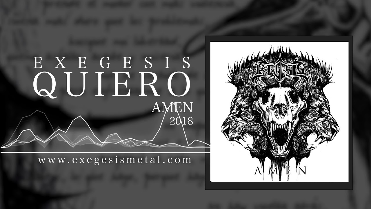 Watch Quiero - Exegesis on YouTube Watch Quiero - Exegesis on YouTube