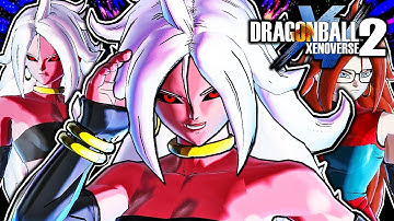 Dragon Ball Xenoverse 2 PC: Majin Android 21 DLC Pack Mod Gameplay (Dragon Ball FighterZ Mod)