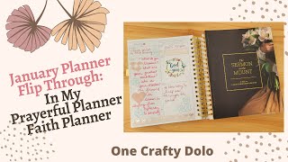 Prayerful Planner Flip Through For January