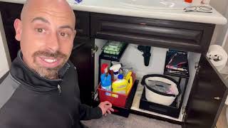 Under Sink Organizer Review | 2-Tier Adjustable Pull-Out Cabinet Storage