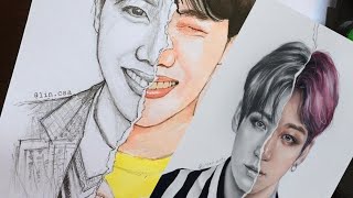 Desenhos surreais do BTS