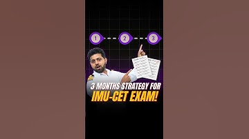 3 Month Strategy for IMU CET Exam 2025