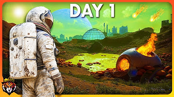 DAY 1 in the New MOST Addicting Space Survival Game DLC...