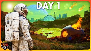 Day 1 In The New Most Addicting Space Survival Game Dlc...