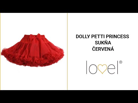 Petti sukňa Dolly Princess červená - www.lovel.sk/ www.lovel.cz