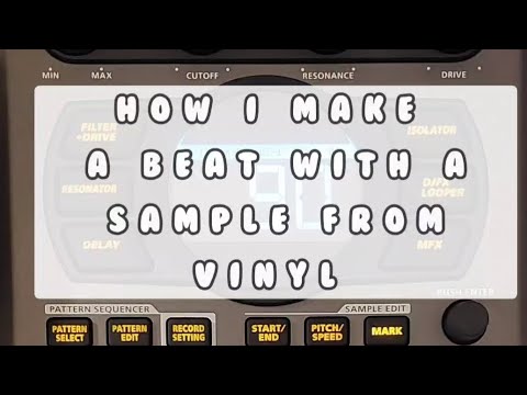 How I make a beat with a vinyl sample (SP-404 mk2)