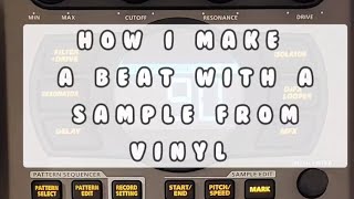 How I make a beat with a vinyl sample (SP-404 mk2)
