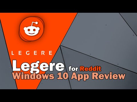 Legere for Reddit [Windows 10] App Review