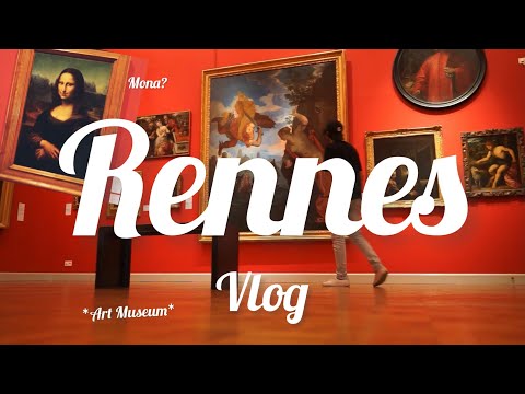 LIVING IN FRANCE🇫🇷 RENNES Vlog, residence card, museum, travel, walking, food, Mona Lisa??