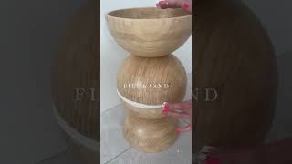 Celebrity IkeaHack # side table hack using 4 x #Blanda Matt #serving bowls The# marble i #bought Wealth