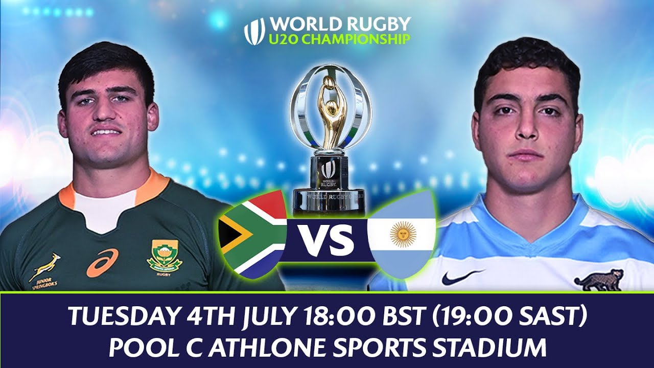 LIVE South Africa v Argentina World Rugby U20 Championship