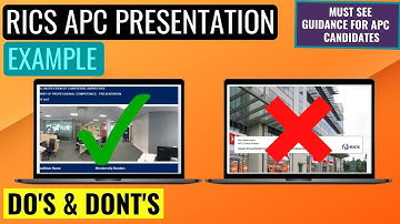 RICS APC PRESENTATION EXAMPLE - HOW TO PRESENT YOUR CASE STUDY DURING THE FINAL ASSESSMENT INTERVIEW