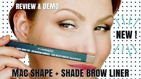 New MAC Shape + Shade Brow Liner Review + Demo