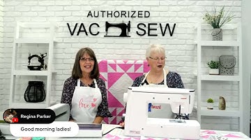 BAKE A QUILT! Moda Cake Mix Trunk Show & Janome Skyline 7 Demo! | Thumbs Up Thursday