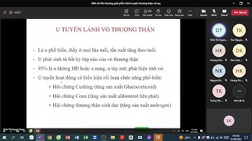 Nội tiết 9-gpb mốt số tổn thương của vỏ thượng thận và tụy nội tiết