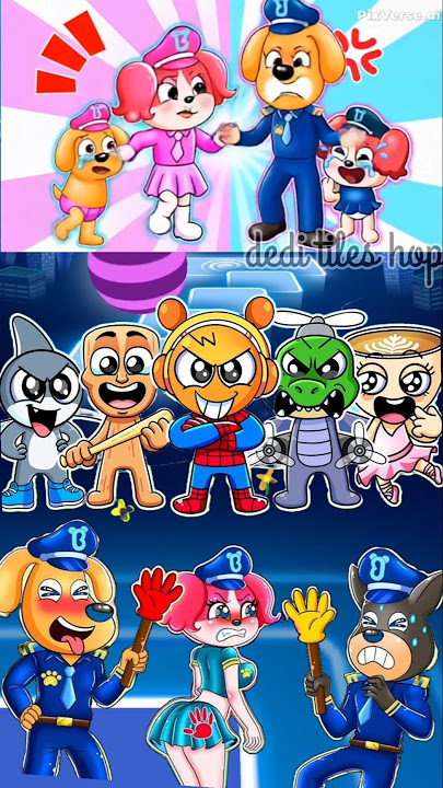 Sheriff Labrador - Coffin Dance Tiles Hop EDM Rush Remix #coffindance #tileshop #tileshopedmrush #32