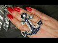 BUY ANCHOR Blue Sea brooch pin, Embroidered beaded brooch, 3D Jewelry for women. TamireStudio