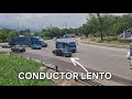 Conductor con malas intenciones. Redondel Claudia Lars El Salvador @lapanamsv