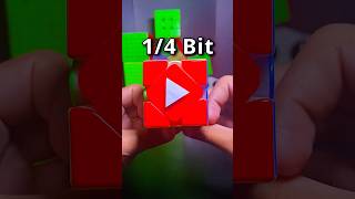 YouTube Logo on Rubik’s Cubes! 🤯 64bits to 1bit