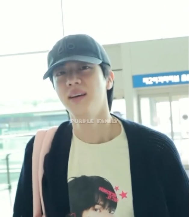 Jin at Incheon airport departure to USA ✈️🫶🏻💜 15 July 2025 #shorts