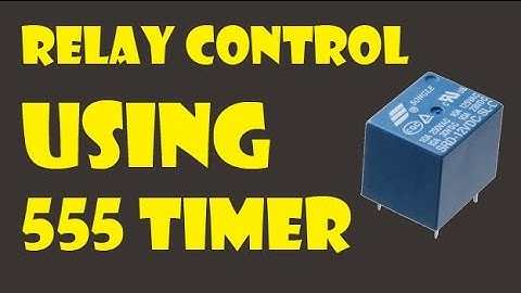 Relay Control Using 555 Timer in Proteus ISIS