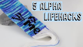 5 ALPHA BRACELET HACKS [CC] || Friendship Bracelets