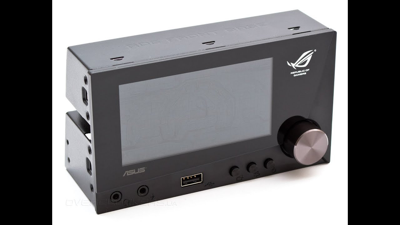 Распаковка и установка ASUS ROG Front Base