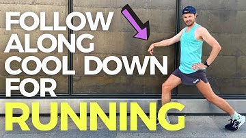 FOLLOW ALONG RUNNING COOL DOWN ROUTINE. QUICK & EASY WAY TO RECOVER BETTER!