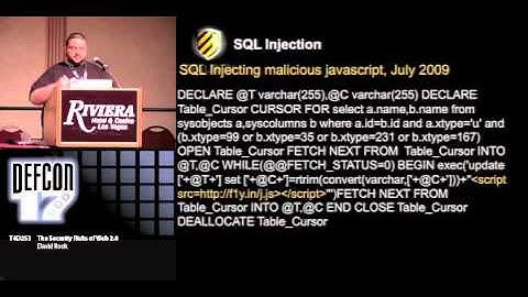 Security Ninja - DEFCON 17 Hacking Conference Part 3 of 5