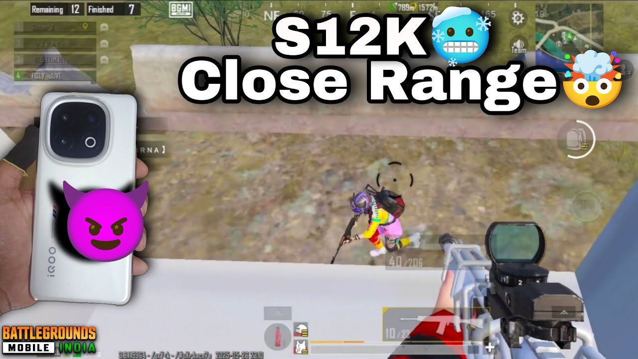 iQOO 13 BGMI 120fps | S12K PRO 😂 | 5 FINGER CLAW | BGMI | FISLYISLIVE ...