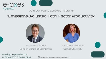 Emissions-Adjusted Total Factor Productivity
