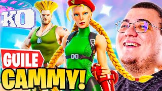 CHEGOU !!! CAMMY GUILE SKINS STREET FIGHTER FORTNITE