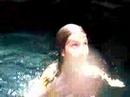 Hawaii - Kiholo Bay - Jordan jumps in Lava Tube