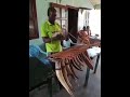 Hymne de la rpublique centrafricaine percut par un joueur de kalangba xylophone