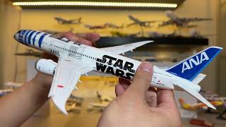 Unbox & review "StarWars" Livery B777 & B787 ANA #airplane #xuhuong #diecastcollection #b777 #b787