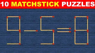 10 Tricky Matchstick Puzzles Only Brilliant Minds Can Solve