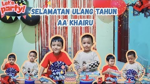 Rangkaian Selametan Ultah Khayru | Masak Bareng, Dekor Seru, & Momen Keluarga Hangat! 🎉🎊