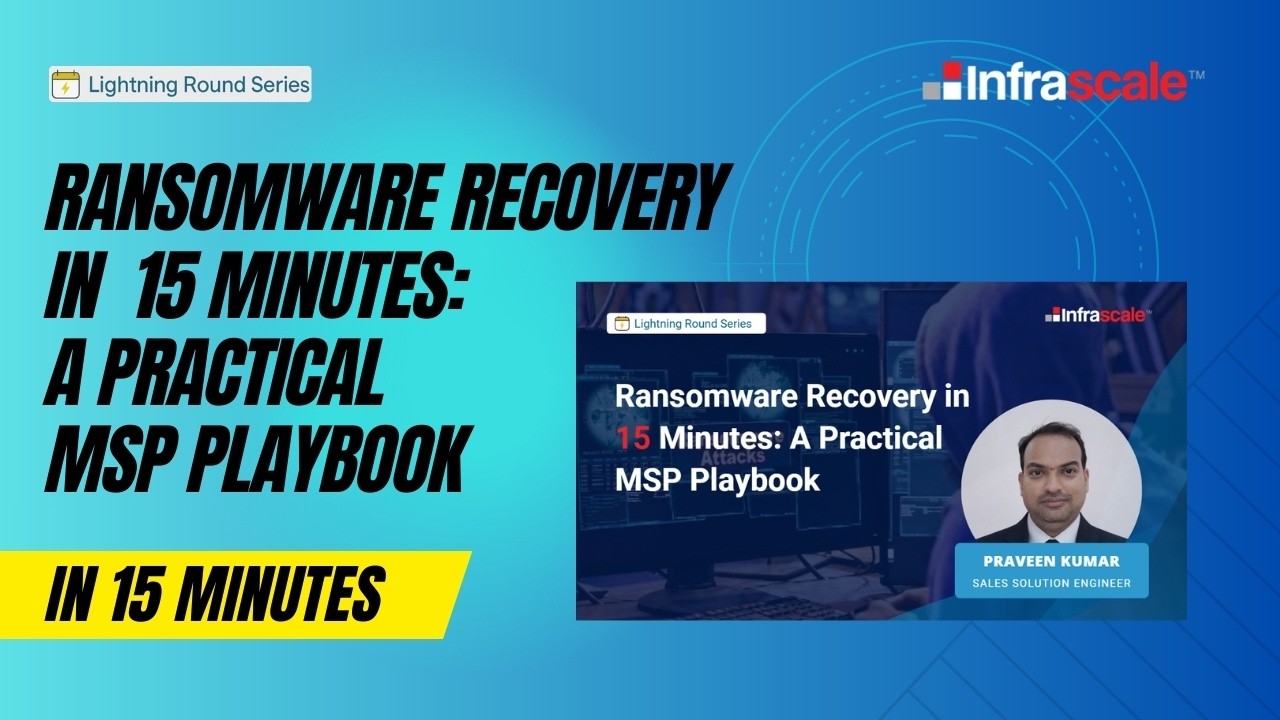 🔐 Ransomware Recovery in 15 Minutes: A Practical MSP Playbook - YouTube