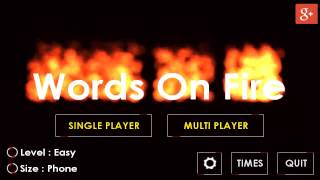 Words On Fire Free screenshot 4
