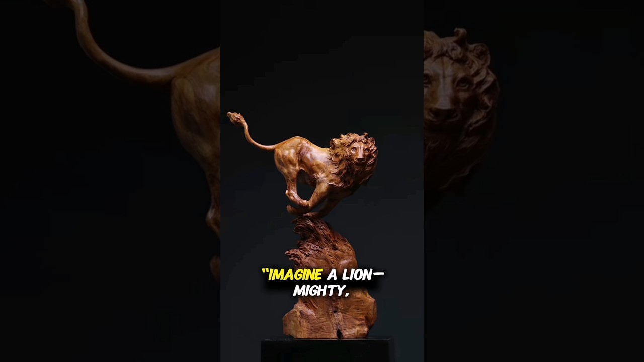 "Crazy! This Carved Wooden Lion Statue Is Too Perfect to Be Real!". 