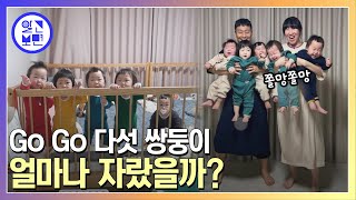 태어난 지 430일째♡ 다섯 쌍둥이 잘 지내고 있을까? 독박육아NO! 육군 대위 부부의 육아 전쟁 밀착