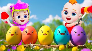 Four seasons | Surprise Egg Song & Johny Johny Yes Papa | Nursery Rhymes & Kids Songs | Kindergarten