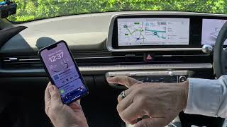 How to  activate the Apple Car Play system in a 2023 Hyundai Ioniq 6