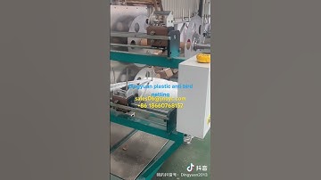 Plastic anti bird netting production line