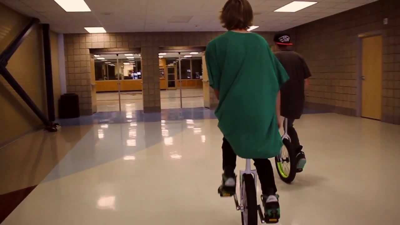 High School Unicycle Freestyle YouTube