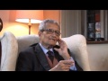 64 minutes interview with Amartya Sen on the Quality of Life (Part 1)