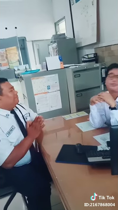 Security lucu abiss minta thr sama bos nya