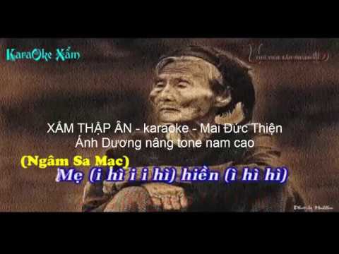 Karaoke Xẩm | XẨM THẬP ÂN - tone nam